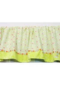 Baby Nursery Geometric Dragonfly Window Valance