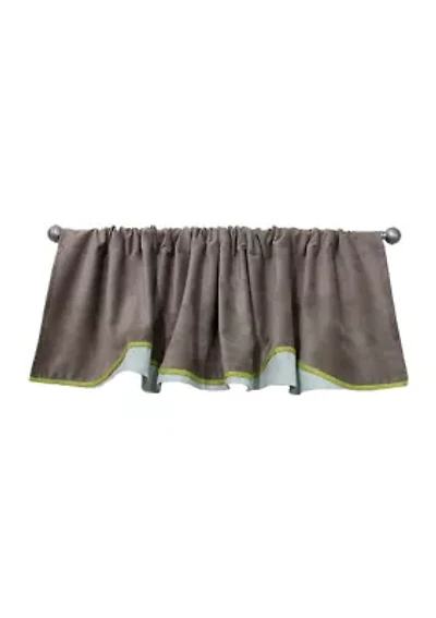 Baby Nursery Cocoa Window Valance
