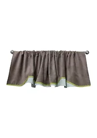 Baby Nursery Cocoa Window Valance