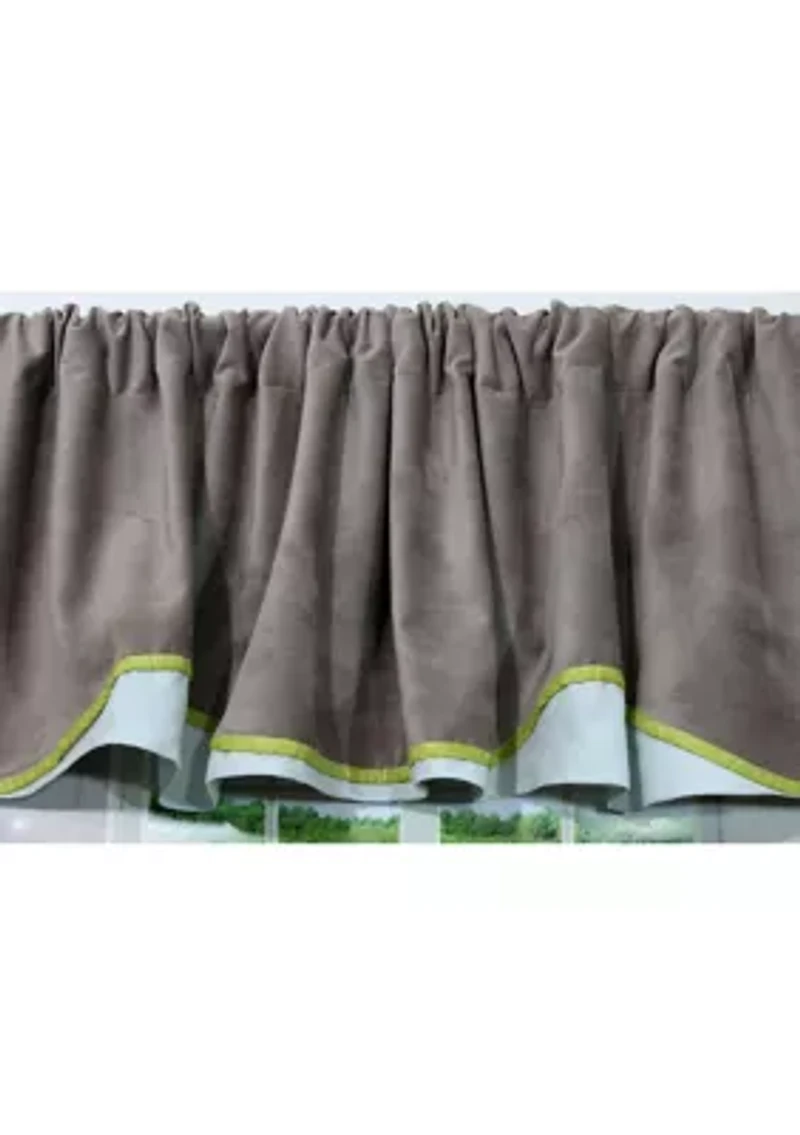 Baby Nursery Cocoa Window Valance