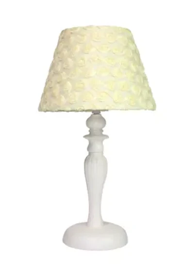 Baby Girls Yellow Roses Lamp Base and Shade