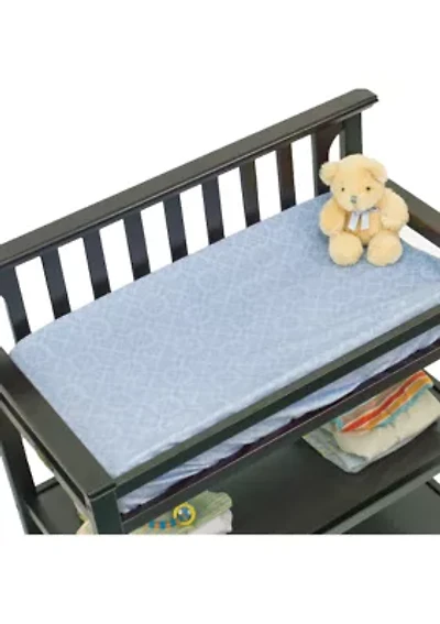 Baby Boys Blue Geo Changing Pad Cover