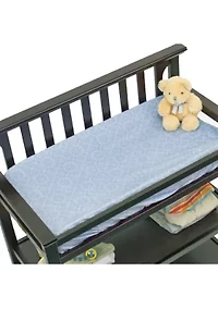 Baby Boys Blue Geo Changing Pad Cover
