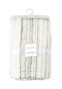 Baby Birch Pattern Mink Sherpa Blanket