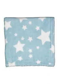 Baby Boys Plush Star Blanket