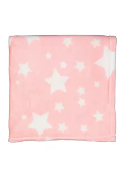 Baby Girls Plush Star Blanket