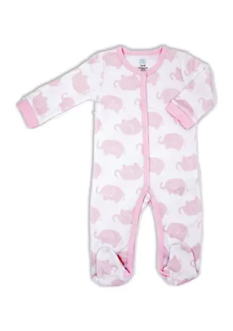 Baby Girls 5 Piece Elephant Layette, Pink