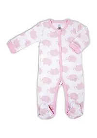 Baby Girls 5 Piece Elephant Layette, Pink