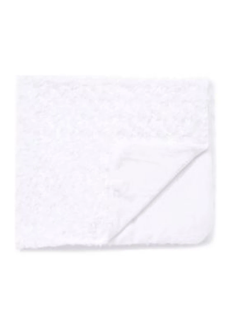 Baby Curly Plush Blanket, White