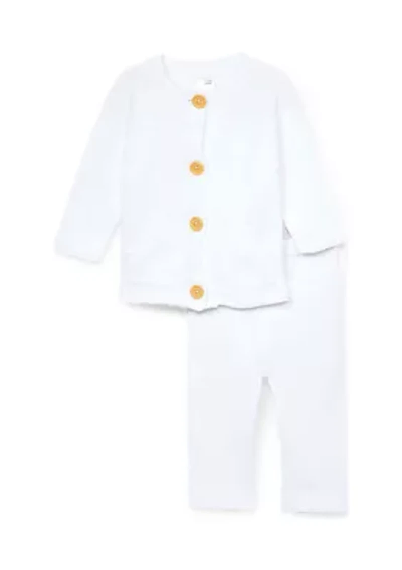 Baby Boys and Girls 2 Piece Knit Set