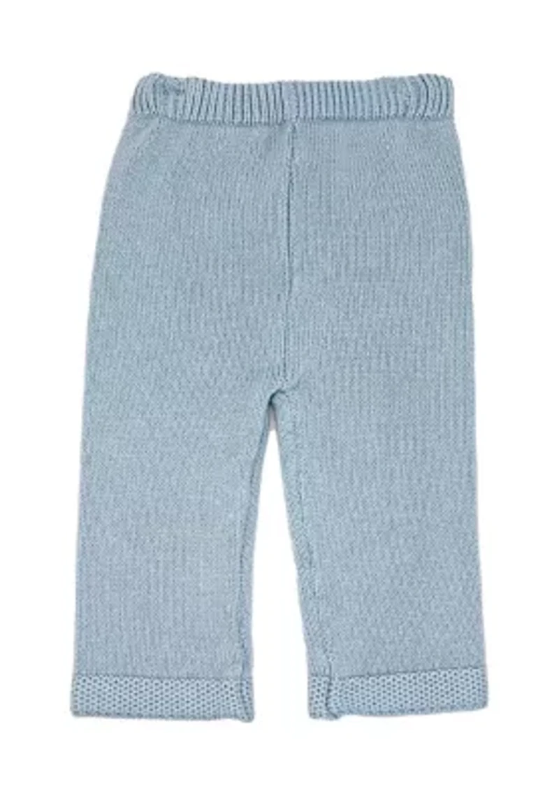 Baby Boys 2 Piece Knit Set, Blue