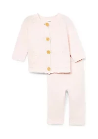 Baby Girls 2 Piece Knit Set