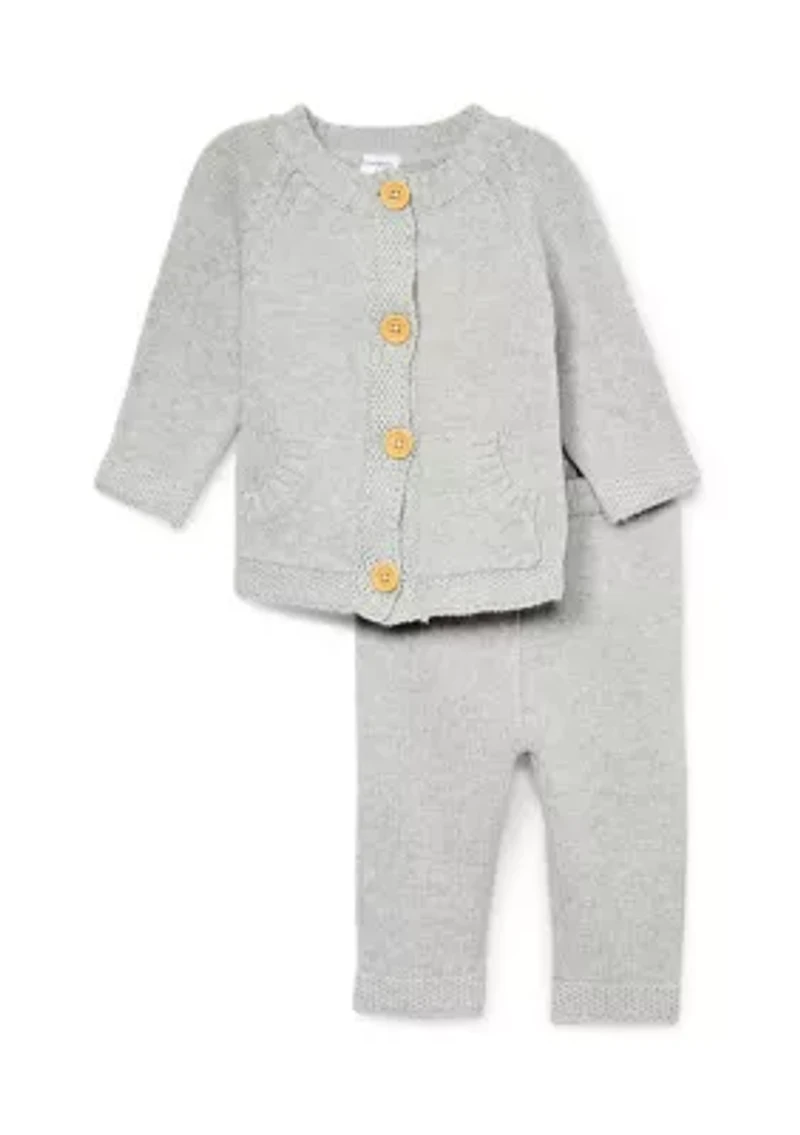 Baby Boys and Girls 2 Piece Knit Set