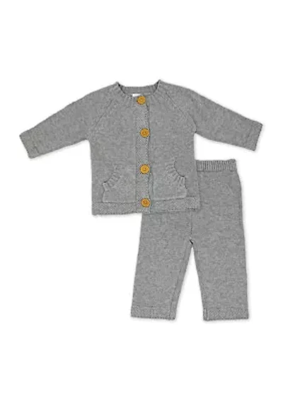 Baby Boys and Girls 2 Piece Knit Set