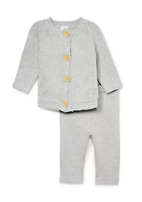 Baby Boys and Girls 2 Piece Knit Set