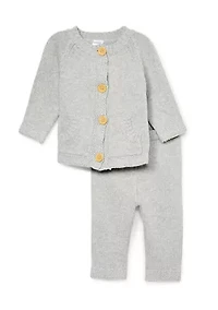 Baby Boys and Girls 2 Piece Knit Set