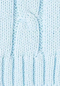 Baby Boys and Girls Cable Knit Beanie Hat, White