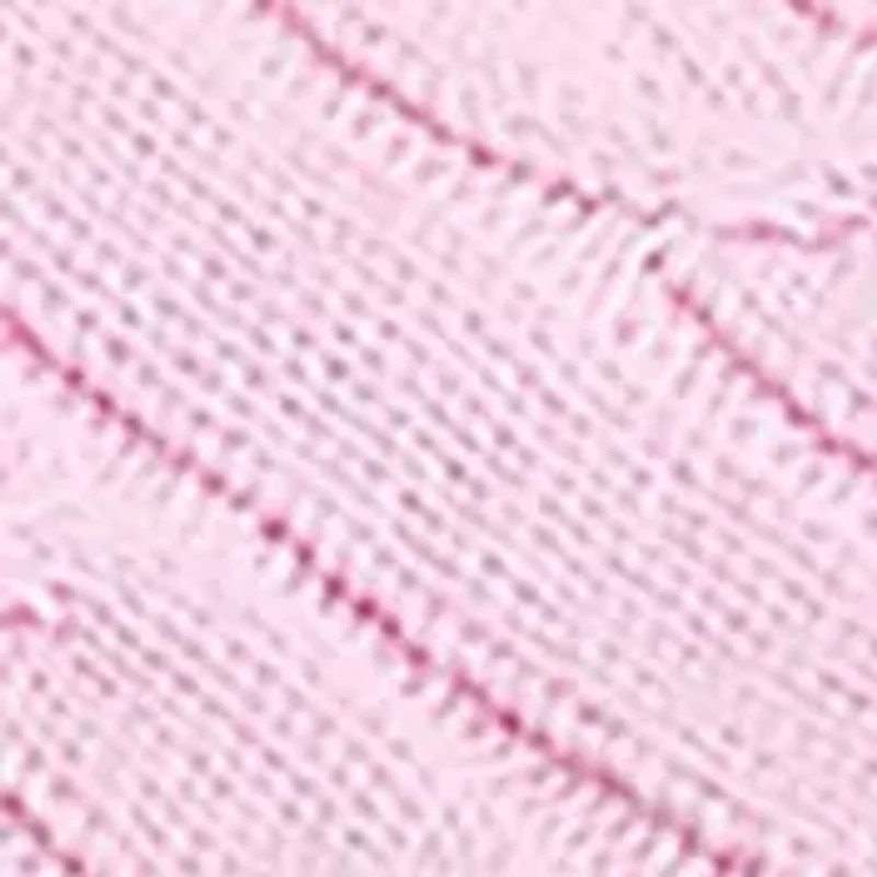 Baby Girls Pink Cable Knit Blanket
