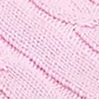 Baby Girls Pink Cable Knit Blanket
