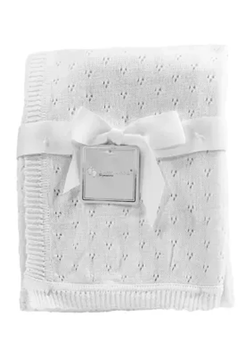 Baby Pointelle Layette Blanket