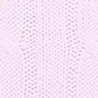 Baby Girls Cable Knit Sherpa Blanket, Pink
