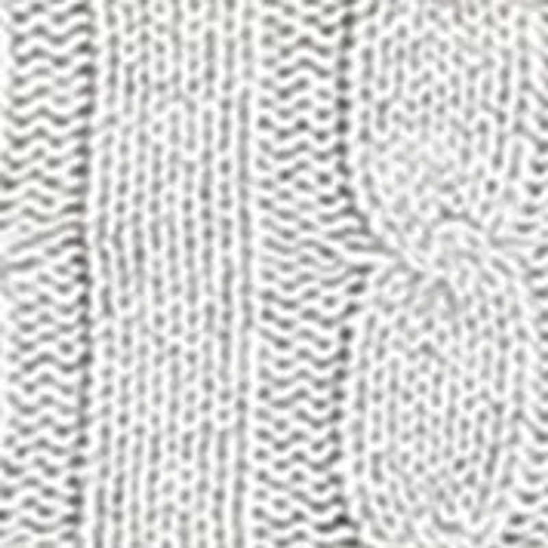 Baby Cable Knit Sherpa Blanket, Gray