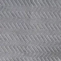 Baby Gray Chevron Crib Dust Ruffle