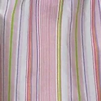 Baby Girls Pink Stripe Crib Dust Ruffle