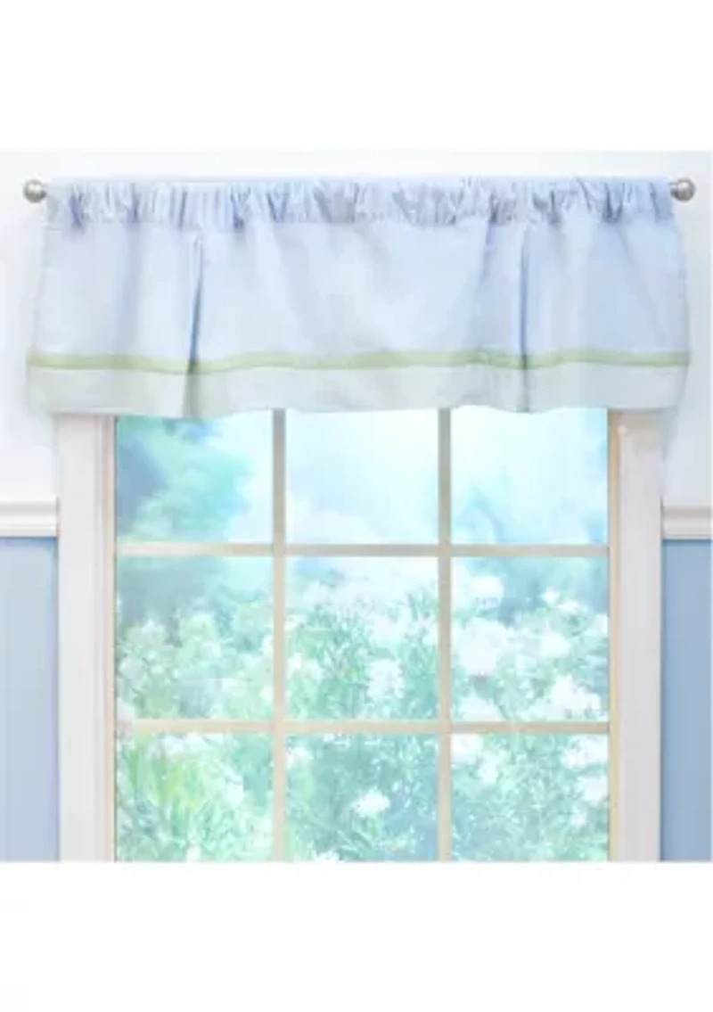 Baby Boys Nursery Blue Corduroy Window Valance