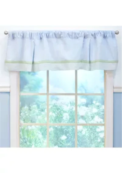 Baby Boys Nursery Blue Corduroy Window Valance