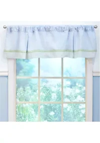 Baby Boys Nursery Blue Corduroy Window Valance
