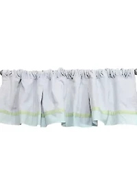 Baby Boys Nursery Blue Corduroy Window Valance