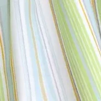 Baby Boys Nursery Blue Stripe Window Valance