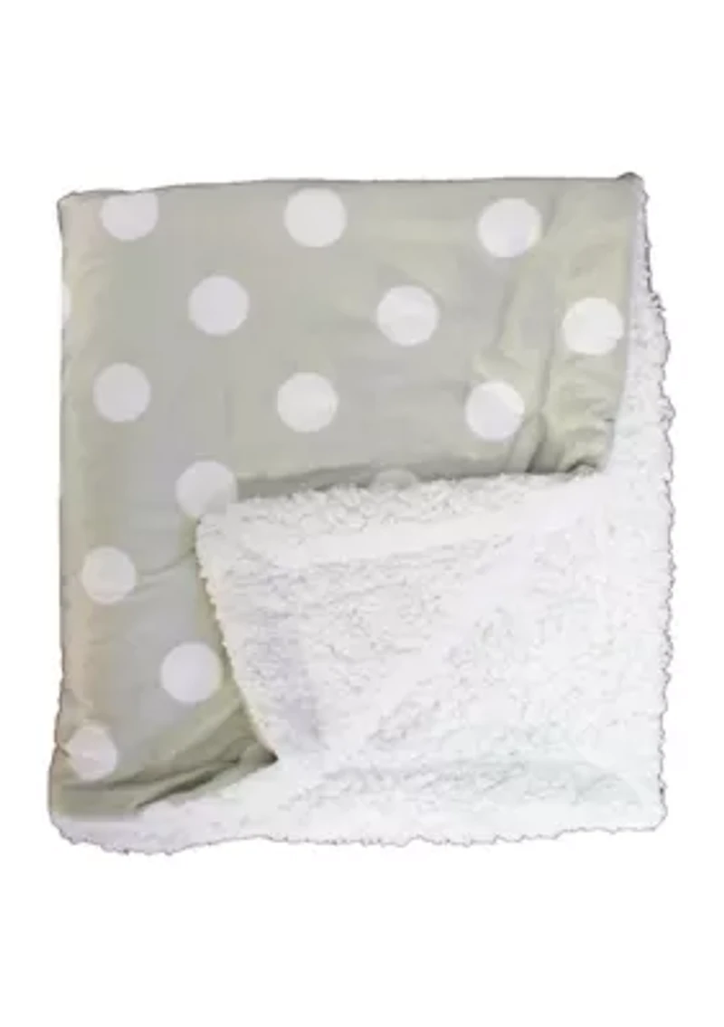 Baby Dotted Mink Sherpa Blanket