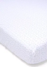 Baby Boys Flannel Star Crib Sheet - Blue