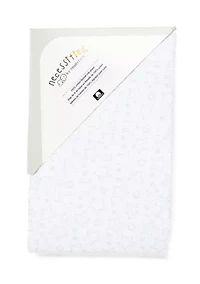 Baby Flannel Star Crib Sheet - Gray