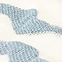 Baby Boys Waves Muslin Crib Sheet - Blue