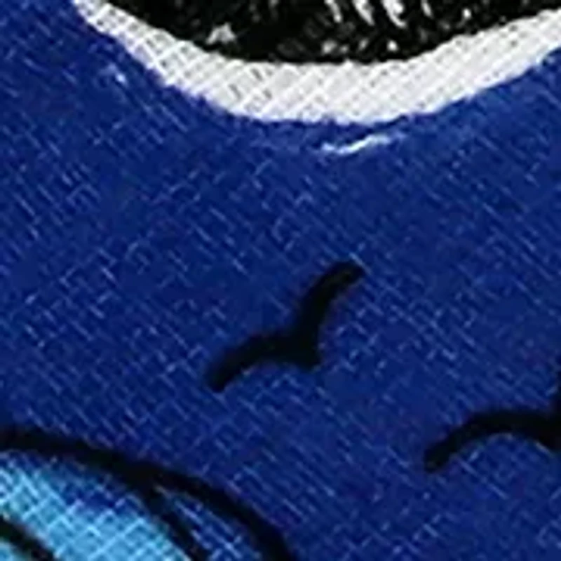 Baby Boys Hot Air Balloon Muslin Hooded Baby Towel, Blue