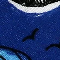 Baby Boys Hot Air Balloon Muslin Hooded Baby Towel, Blue