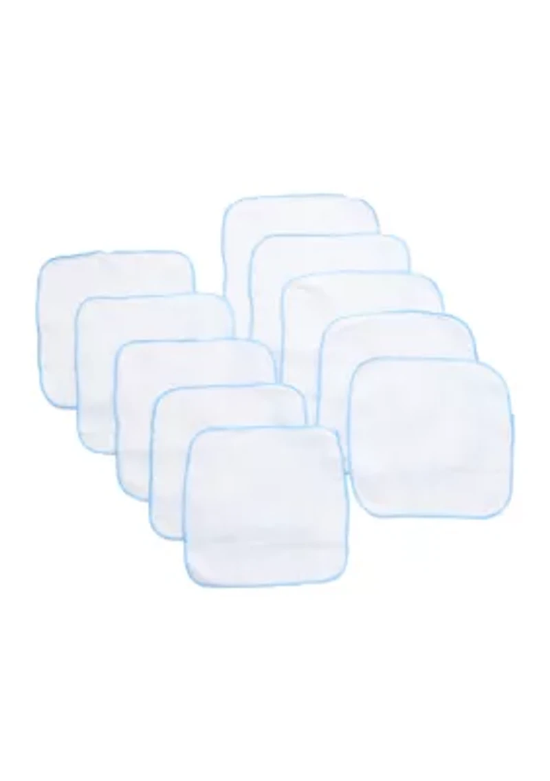 Baby Boys 10 Pack Terry Washcloths