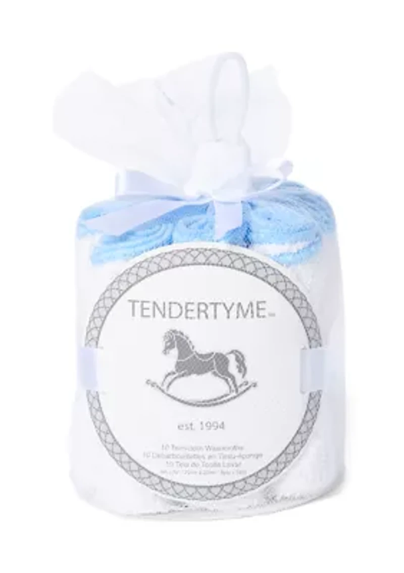 Baby Boys 10 Pack Terry Washcloths