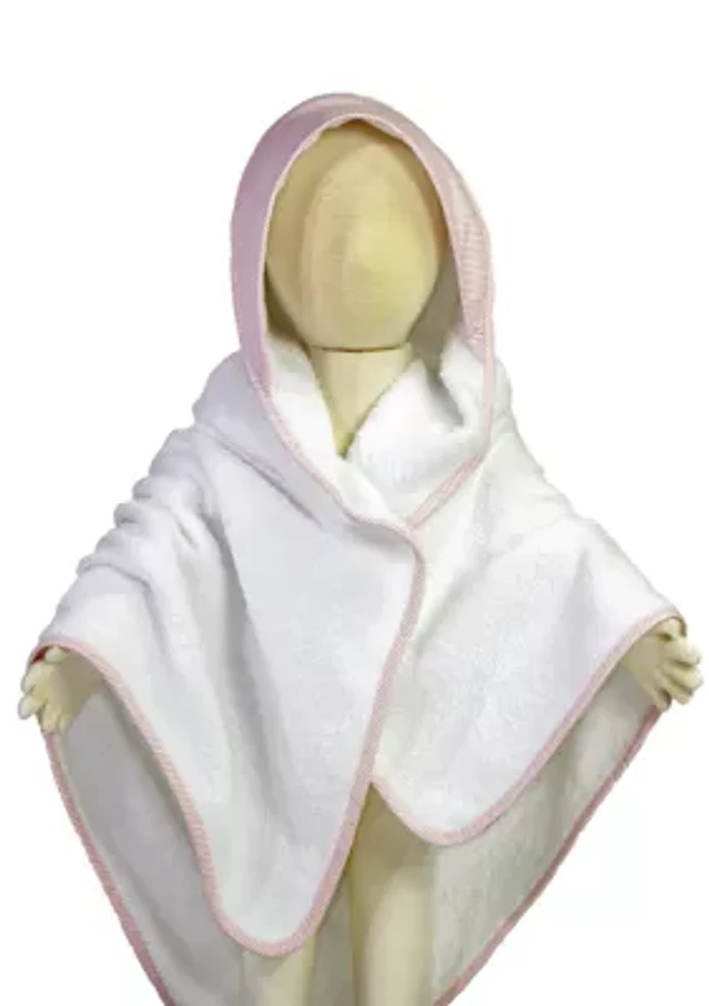 Baby Girls Striped Hooded Bath Towel