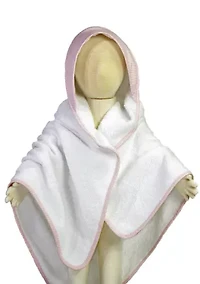 Baby Girls Striped Hooded Bath Towel