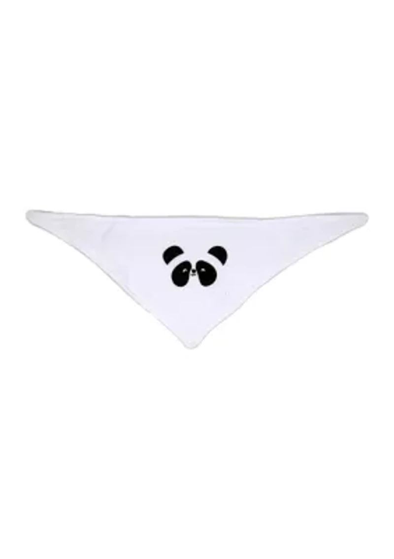 Baby Boys and Girls 3 Pack Bandana Baby Bibs, Panda