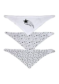 Baby Boys and Girls 3 Pack Bandana Baby Bibs