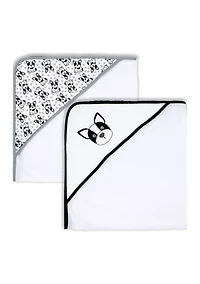 Baby Boys and Girls Hooded Towels 2 Pack