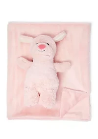 Baby Plush Blanket with Matching Toy