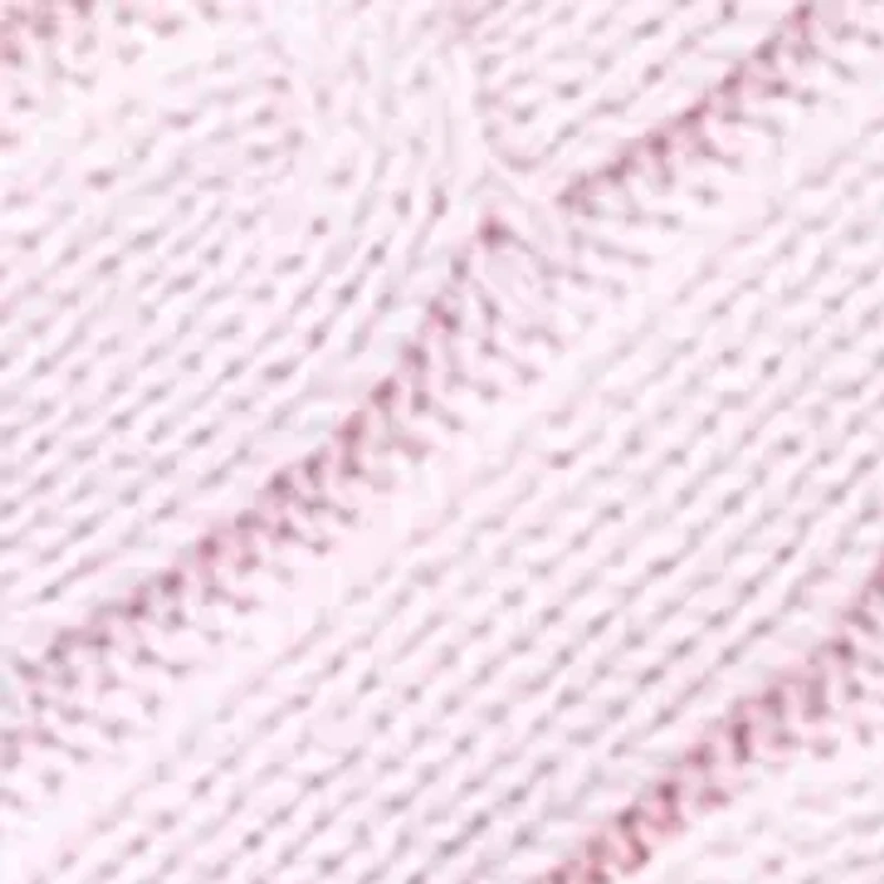 Baby Girls Pink Knit Elephant Security Blanket