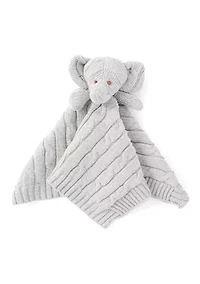 Baby Knit Elephant Security Blanket