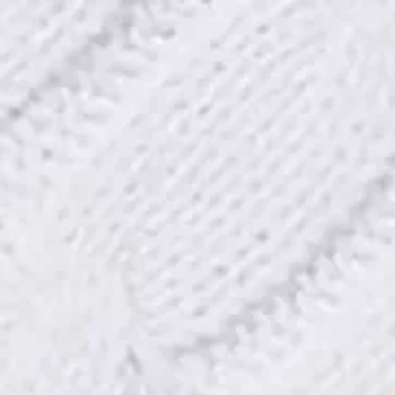 Baby White Knit Bear Security Blanket